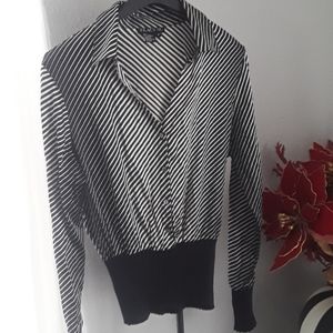 "Tracy M." Satin Shirt